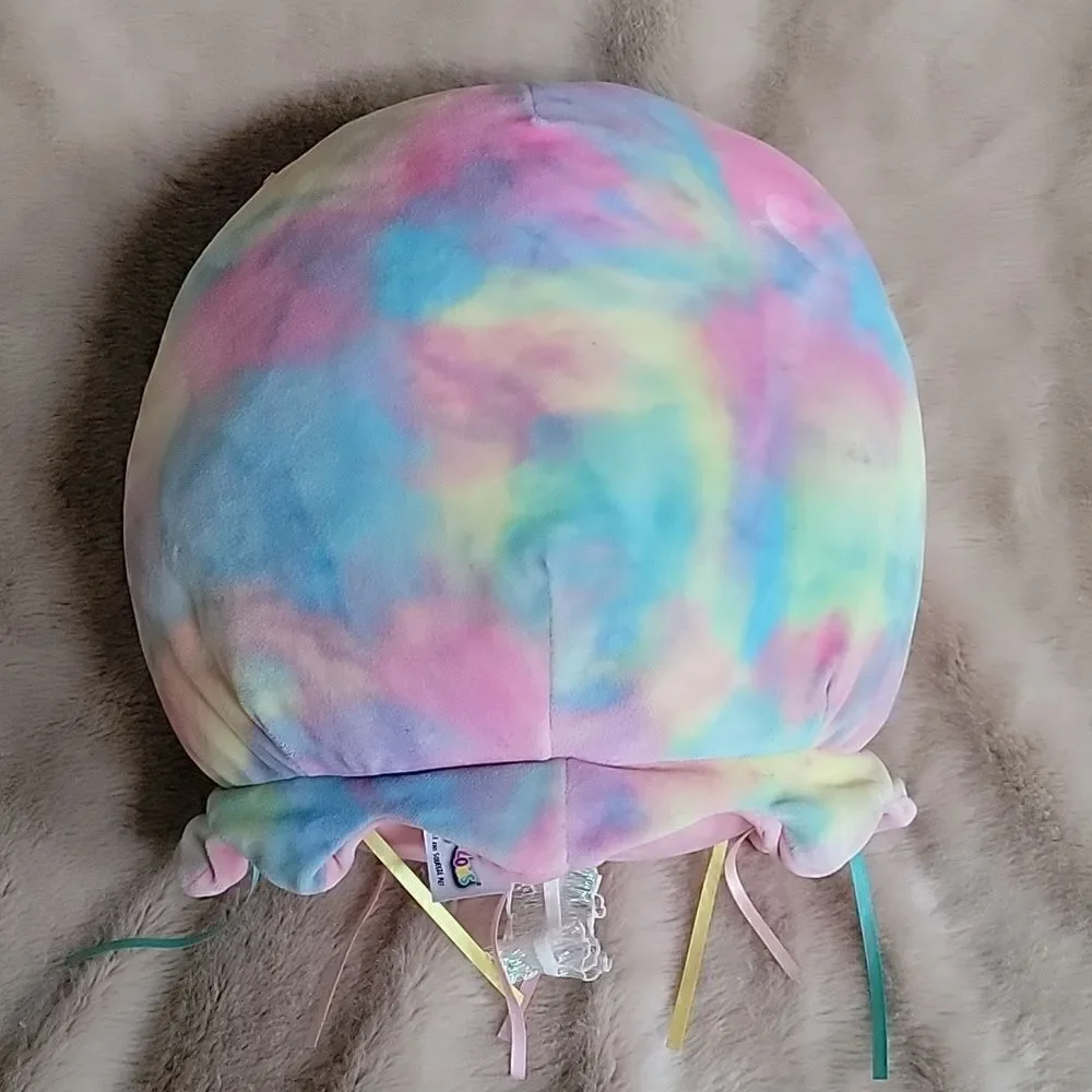 RAINBOW TIE-DYE 11 INCH JANET THE JELLYFISH SQUISHMALLOWS